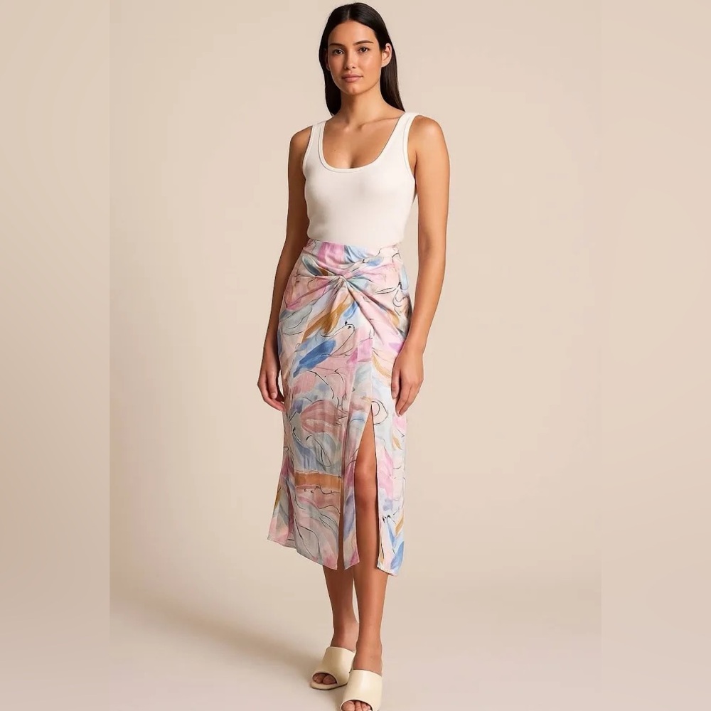 Ted Baker Floral Midi Skirt